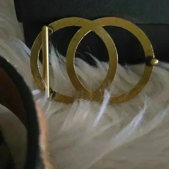 Woman Removable Buckle Leopard Print Belt - Picture 8 of 11